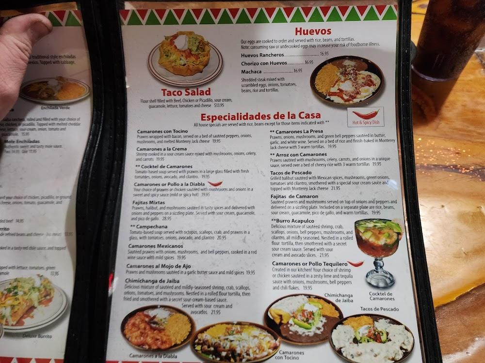 La Presa Mexican Restaurant Airway Heights Menu image 3